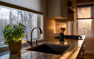 Zone Rules for Sink and Stove: Bucks County Kitchen Window Treatments