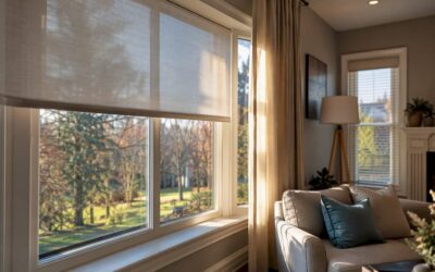 Free In Home Consult: Living Room Window Treatments for Bucks County