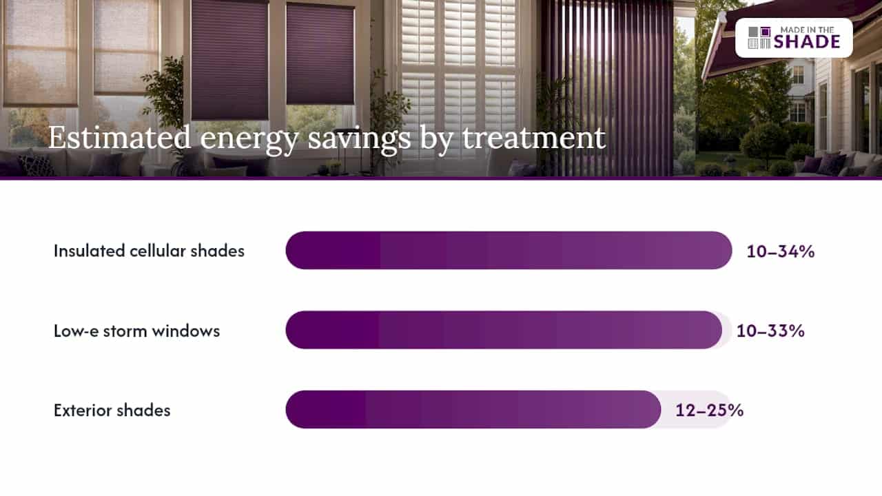 Do Cellular Shades and Storm Windows Actually Save Energy? — overview diagram